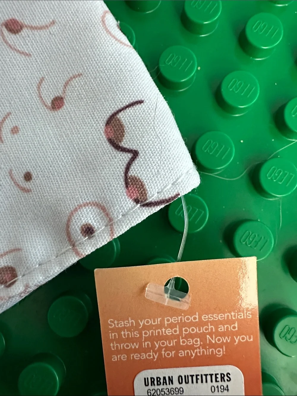 Urban Outfitters Bobbie’s Print 100% Cotton Pouch